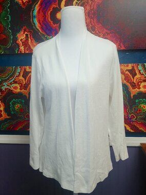 J.Jill ~ Sz M ~ Open Front Cardigan ~ Excellent Condition